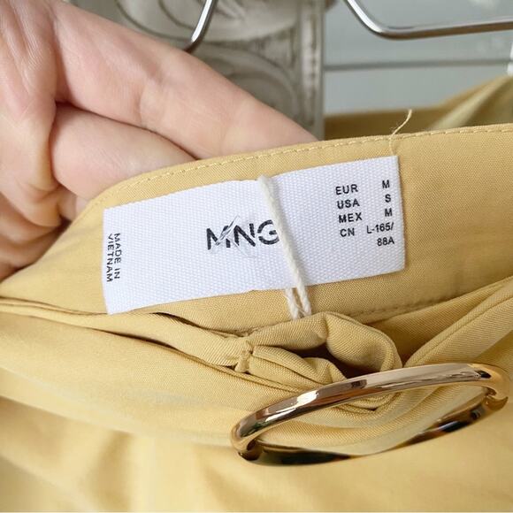 Mango Belted Front Slit Midi Skirt - Picture 6 of 11